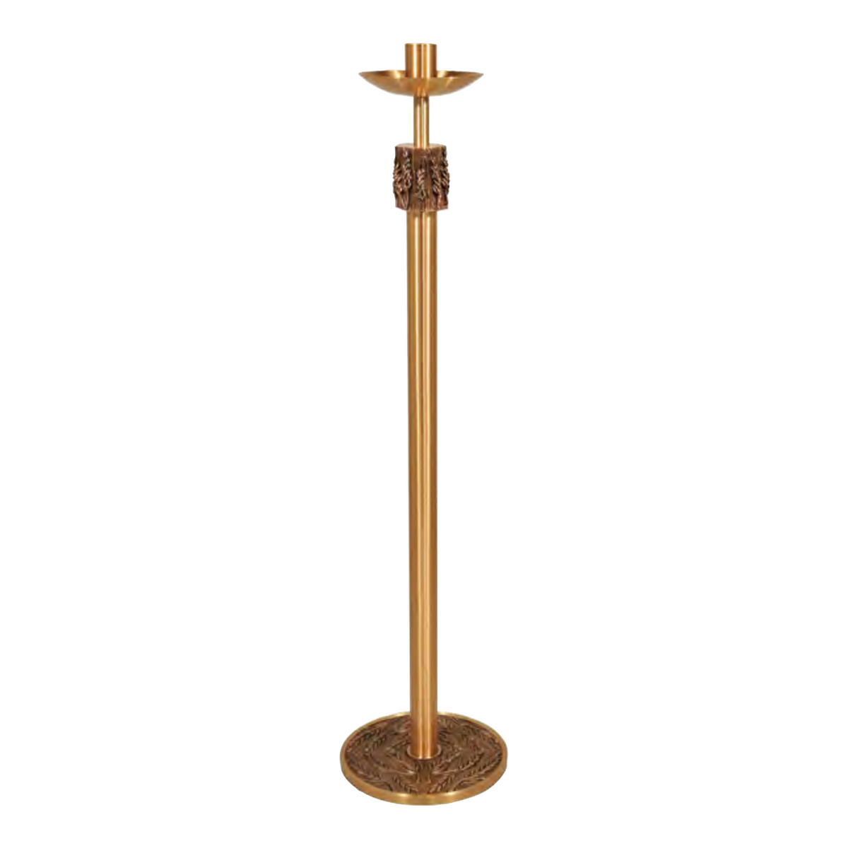 Regal Bronze Paschal Candle Stand | 5757 Series | 57PCS57; original 2027 catalog photograph. Illustrated configuration and finish shown.
