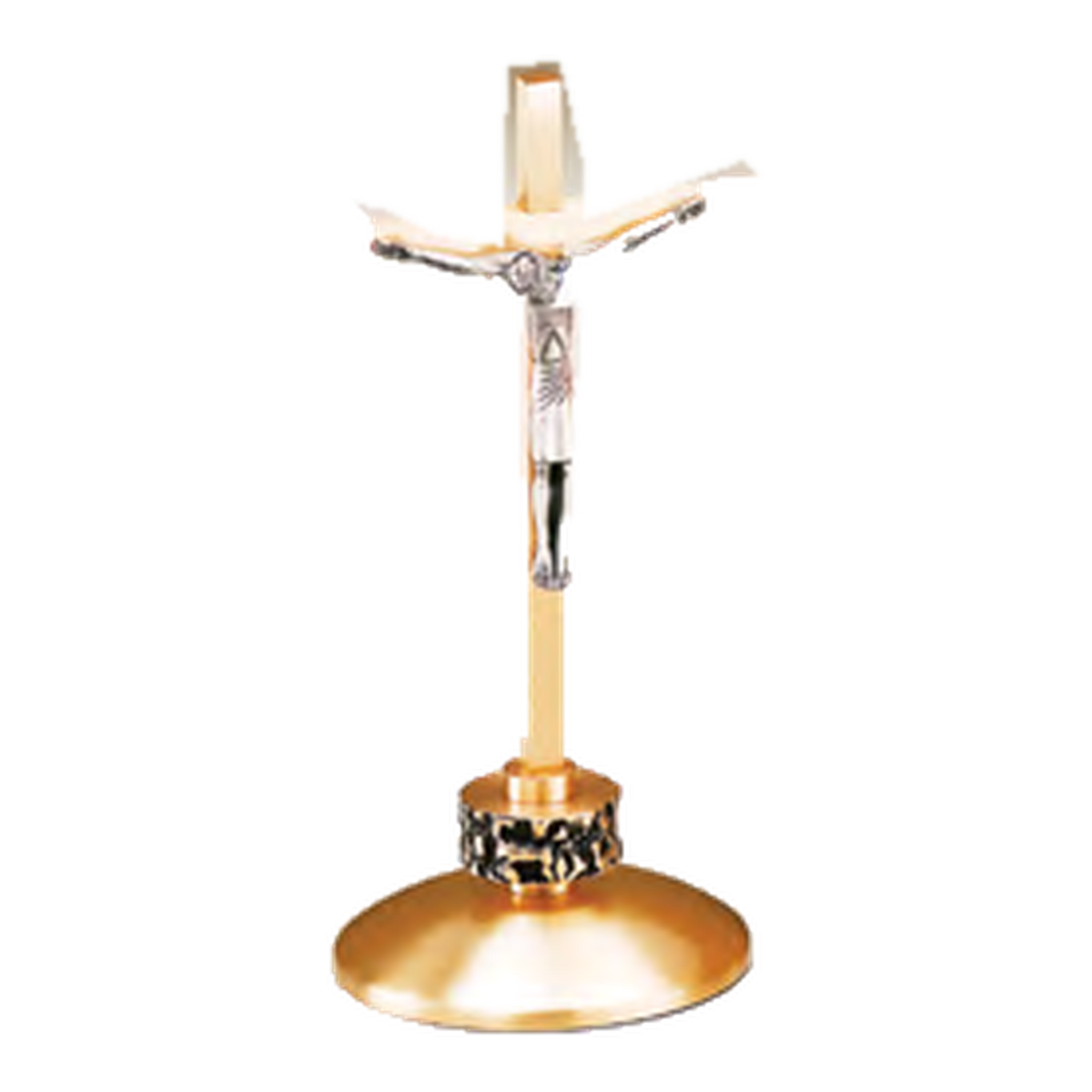 Regal Bronze 64AC97 altar crucifix, 6497 series; original 2027 catalog product photograph.