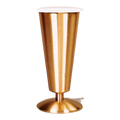 Regal Bronze 64AFV97 altar flower vase, 6497 series; size A photographed with its white liner, size B not pictured.