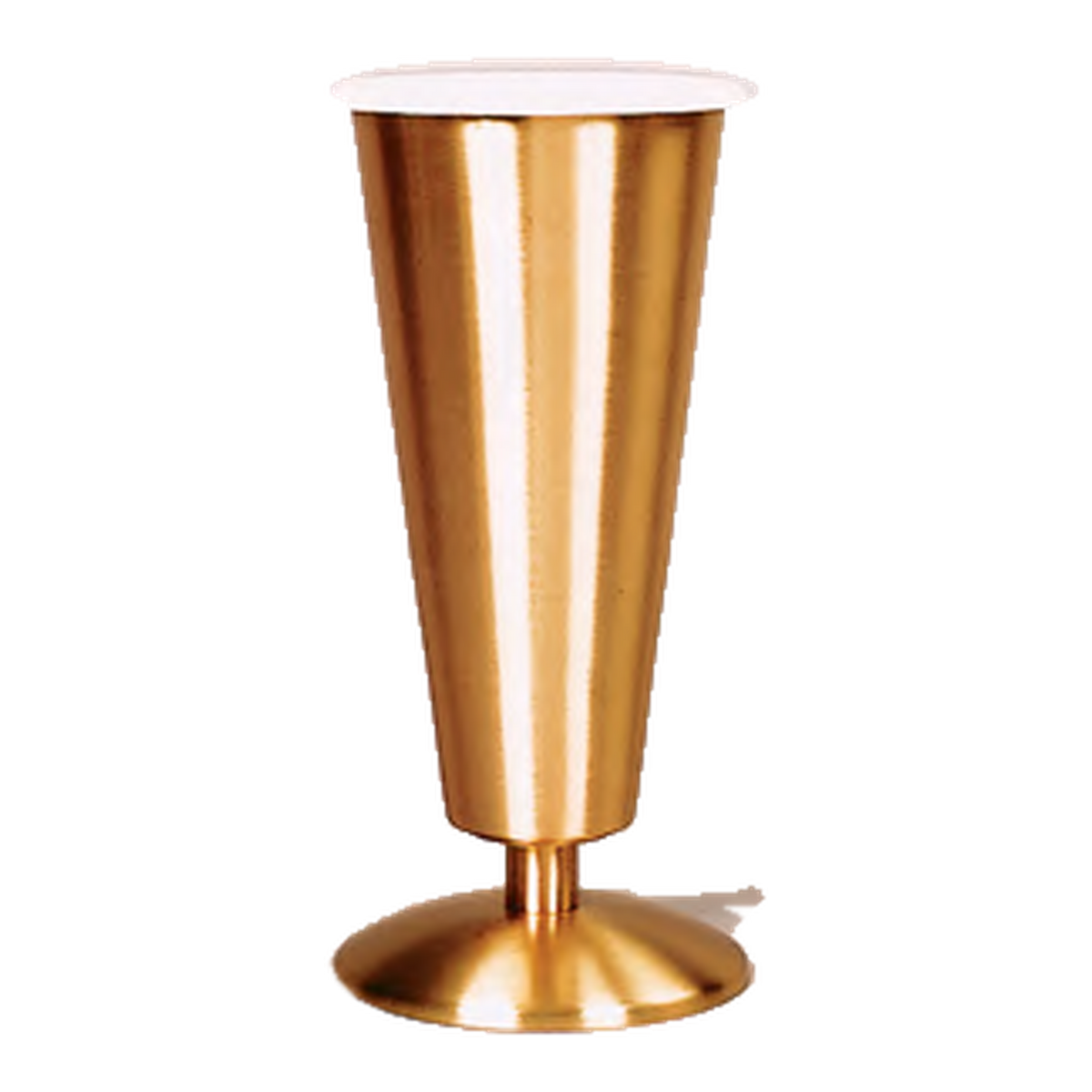 Regal Bronze 64AFV97 altar flower vase, 6497 series; size A photographed with its white liner, size B not pictured.