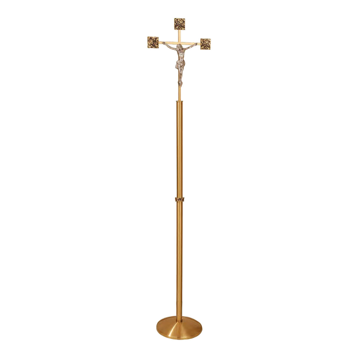 Regal Bronze 64PC97 processional crucifix, 6497 series; original catalog photo