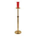 Regal Bronze 64SSL97 floor sanctuary lamp, 6497 series; pictured version with red globe