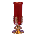 Regal Bronze 70ASL20A | 7020 Series | Altar sanctuary lamp with tall ruby globe. Original 2027 catalog photo.