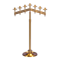Regal Bronze 70FCL20-A | 7020 Series | Adjustable floor candelabra, 7-light model pictured. Original 2027 catalog photo.