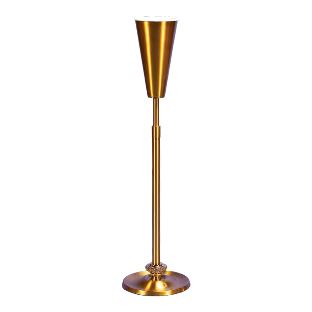 Regal Bronze 70FFV20 7020 series; Floor flower vase, size A pictured, size B not pictured; original 2027 vendor catalog photo