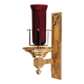 Regal Bronze Wall Sanctuary Lamp | 7245 Series | 72BSL45; original 2027 catalog photograph. Illustrated configuration and finish shown.