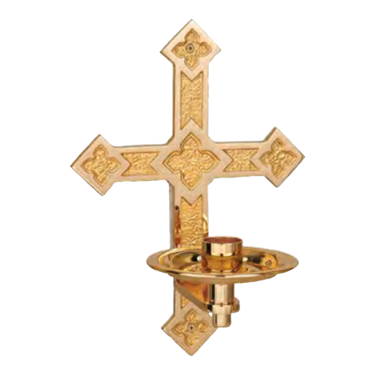 Regal Bronze Consecration Candle Holder | 7245 Series | 72CCHF45; original 2027 catalog photograph. Illustrated configuration and finish shown.