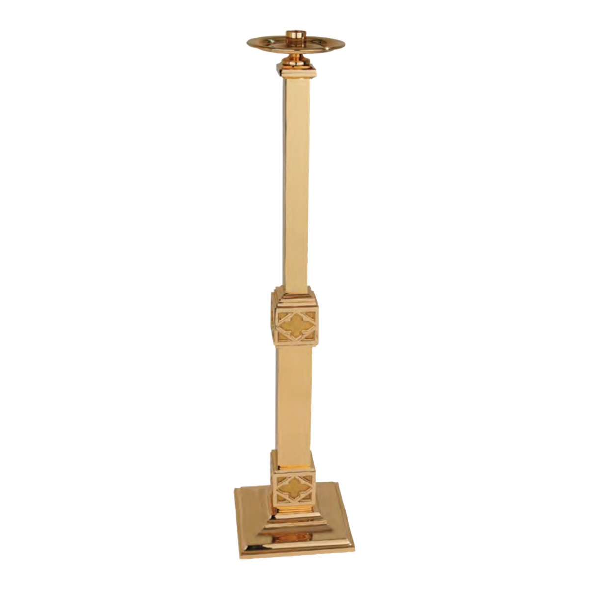 Regal Bronze Floor Candlestick | 7245 Series | 72FC45-F-B; original 2027 catalog photograph. Illustrated configuration and finish shown.