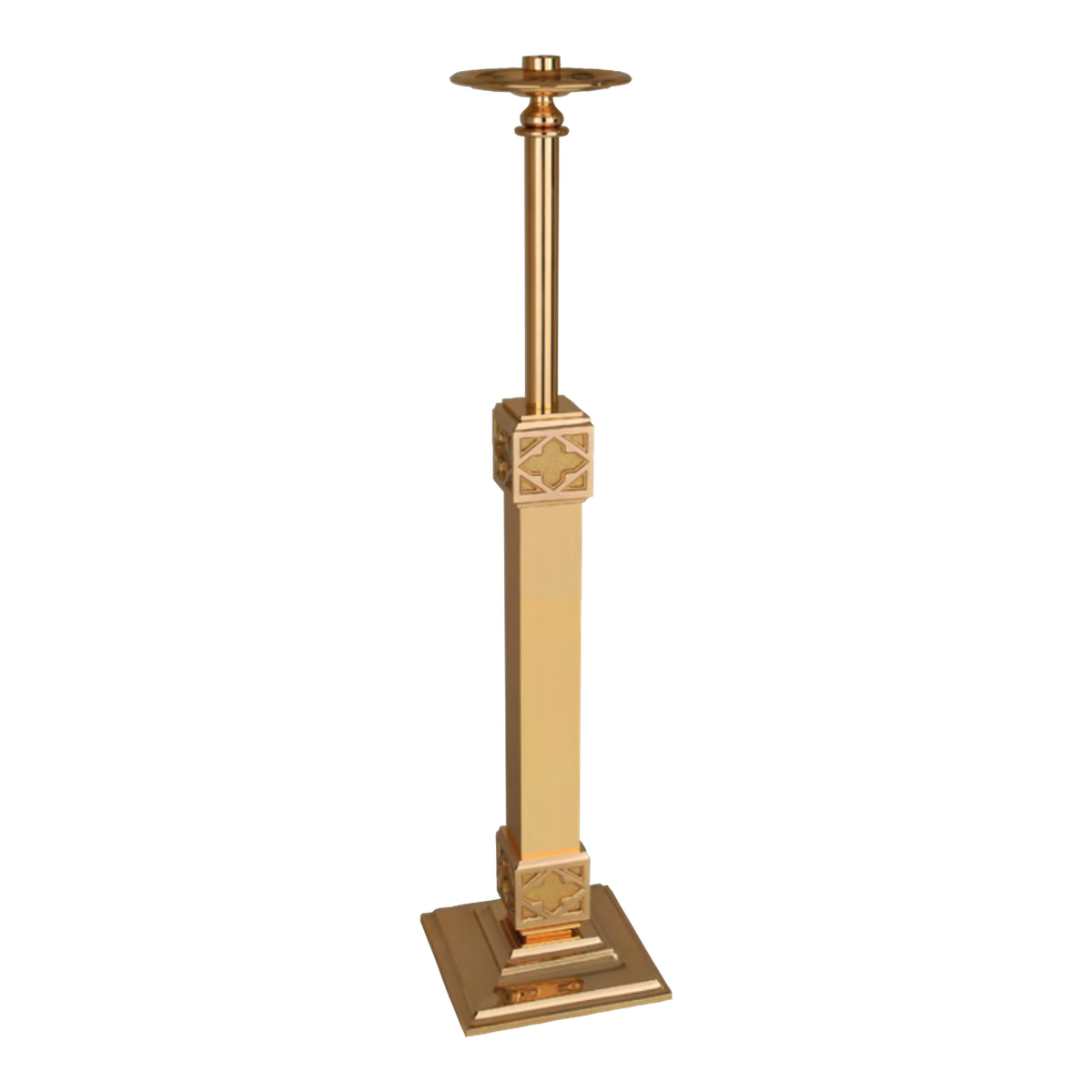 Regal Bronze Processional Floor Candlestick | 7245 Series | 72FC45-P; original 2027 catalog photograph. Illustrated configuration and finish shown.