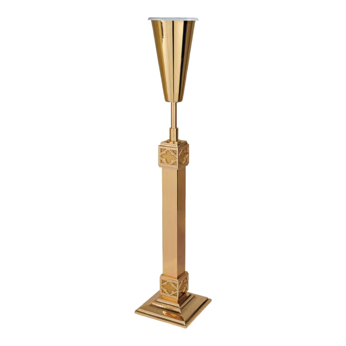 Regal Bronze Floor Flower Vase | 7245 Series | 72FFV45-B; original 2027 catalog photograph. Illustrated configuration and finish shown.