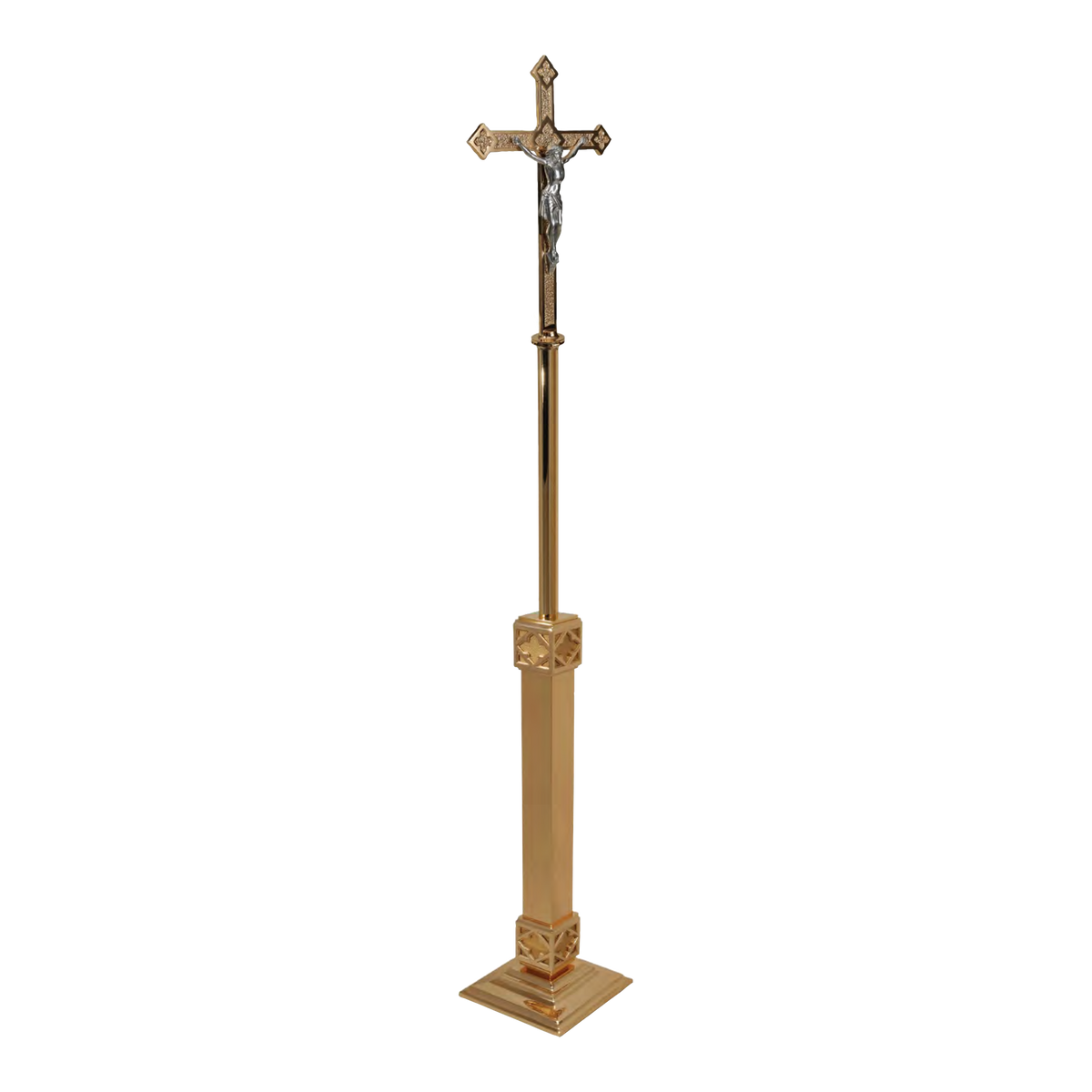 Regal Bronze Processional Crucifix | 7245 Series | 72PC45; original 2027 catalog photograph. Illustrated configuration and finish shown.