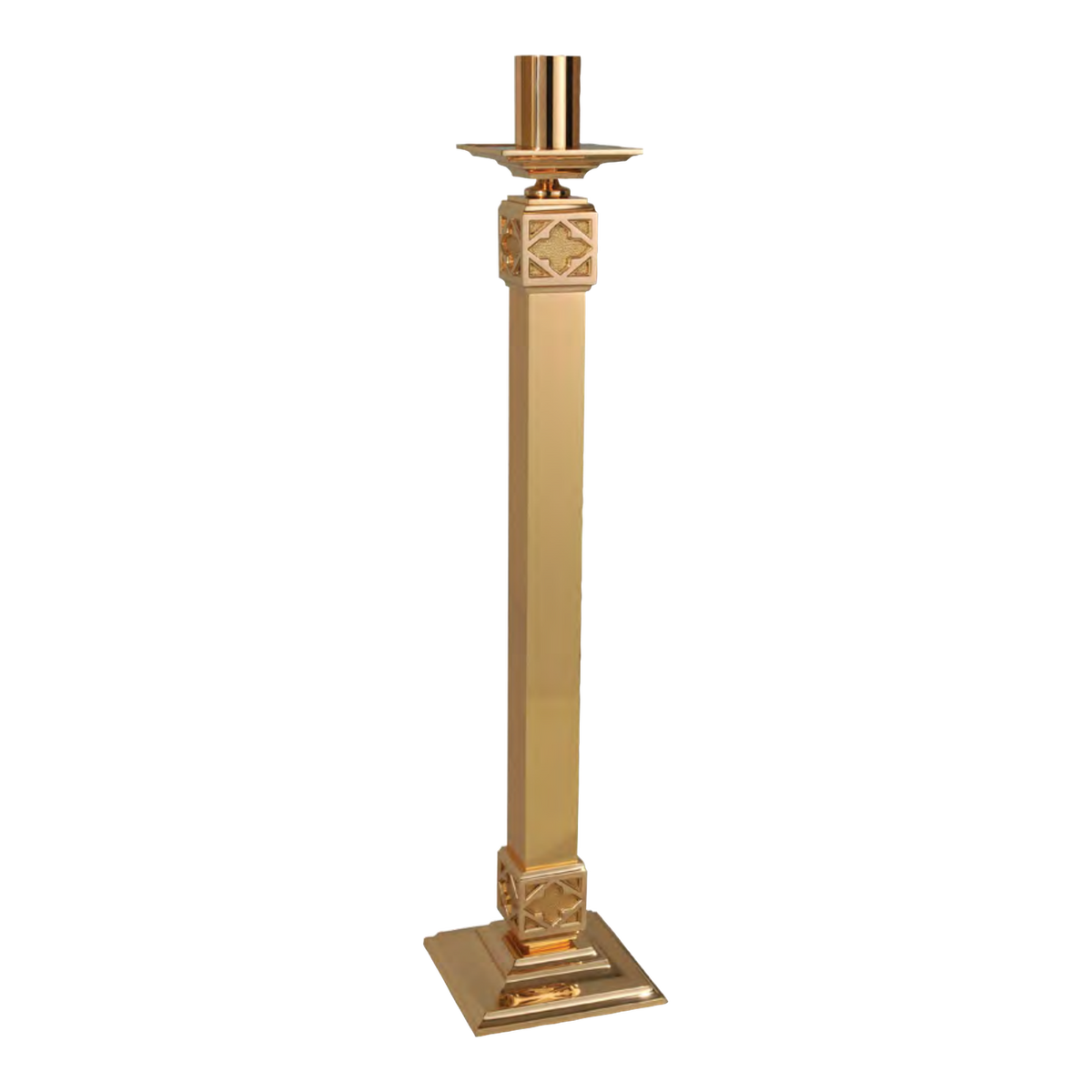Regal Bronze Paschal Candle Stand | 7245 Series | 72PCS45; original 2027 catalog photograph. Illustrated configuration and finish shown.