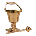 Regal Bronze Holy Water Pail & Sprinkler Set | 7245 Series | 72PS45; original 2027 catalog photograph. Illustrated configuration and finish shown.