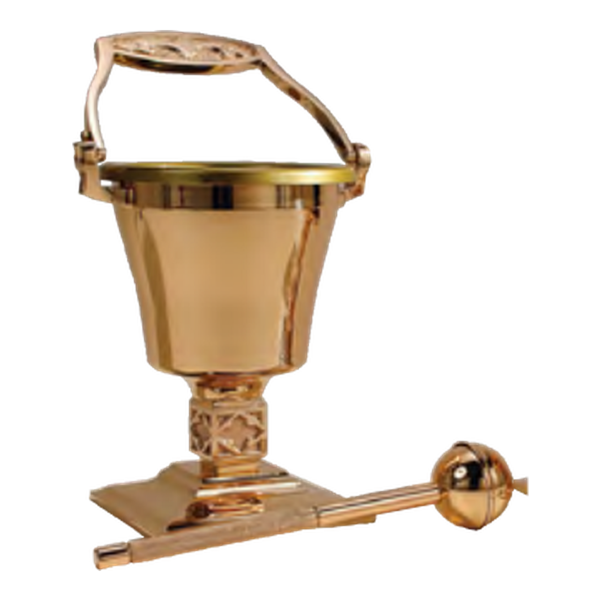 Regal Bronze Holy Water Pail & Sprinkler Set | 7245 Series | 72PS45; original 2027 catalog photograph. Illustrated configuration and finish shown.