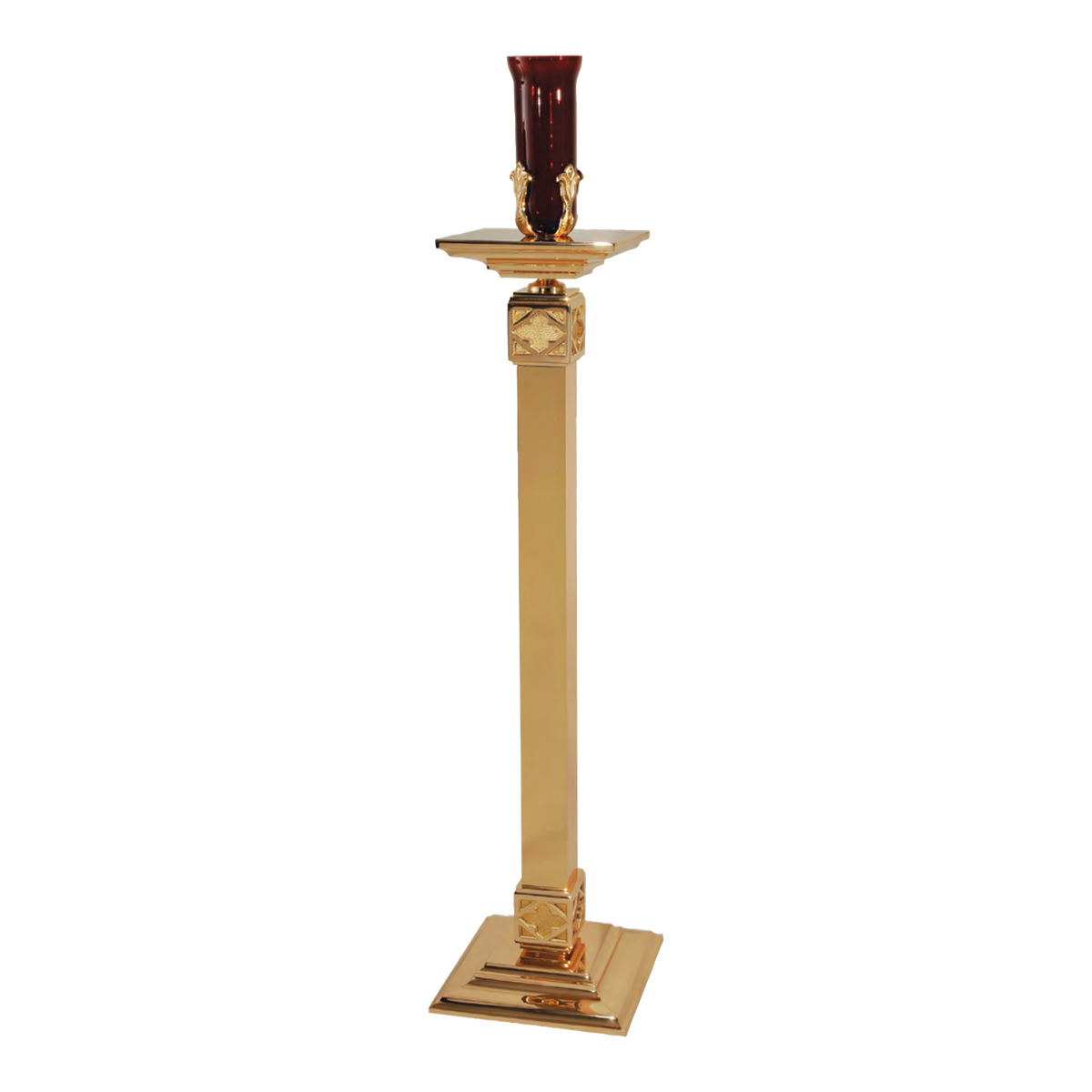 Regal Bronze Floor Sanctuary Lamp | 7245 Series | 72SSL45; original 2027 catalog photograph. Illustrated configuration and finish shown.
