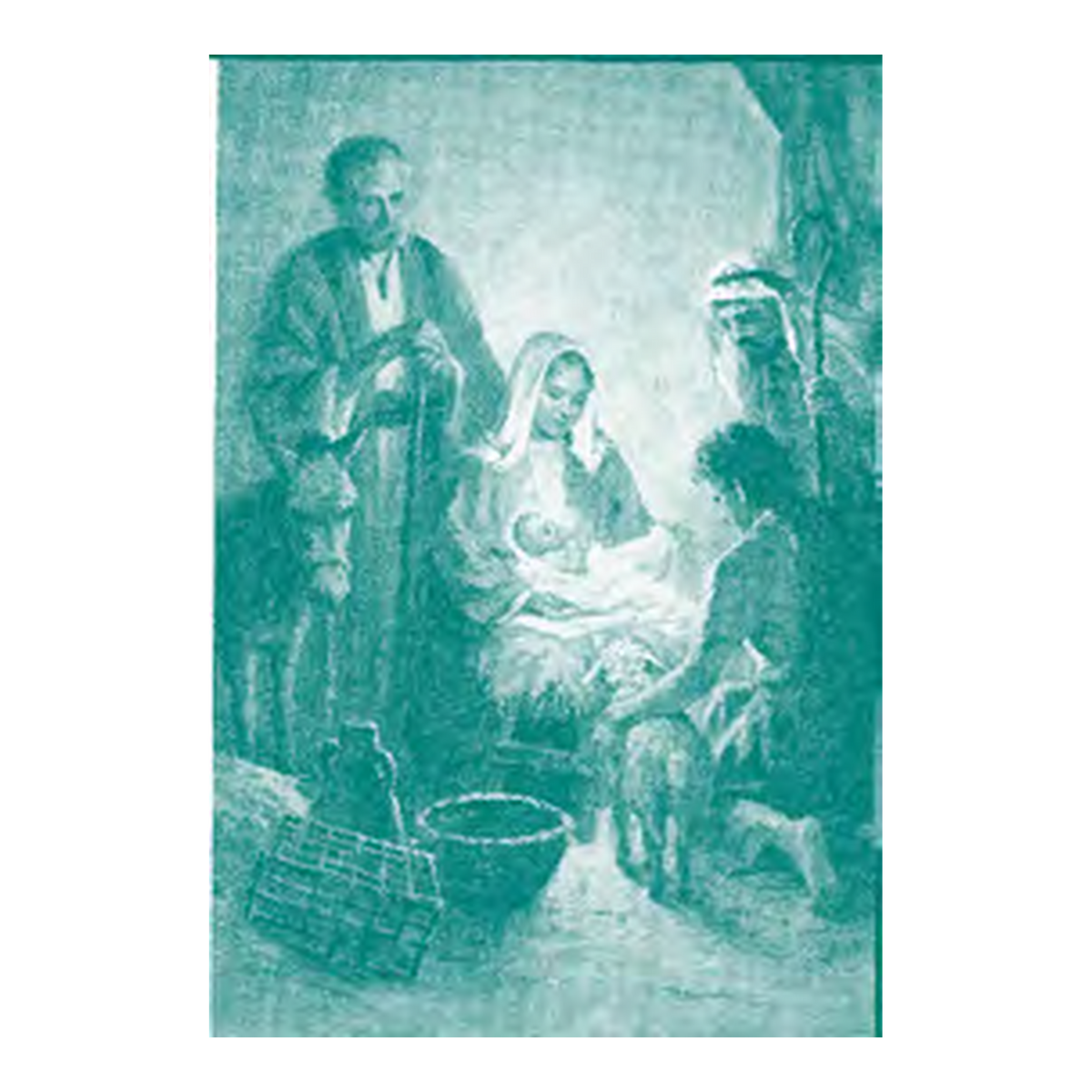 Christmas Wafer Envelope, Holy Family | E1