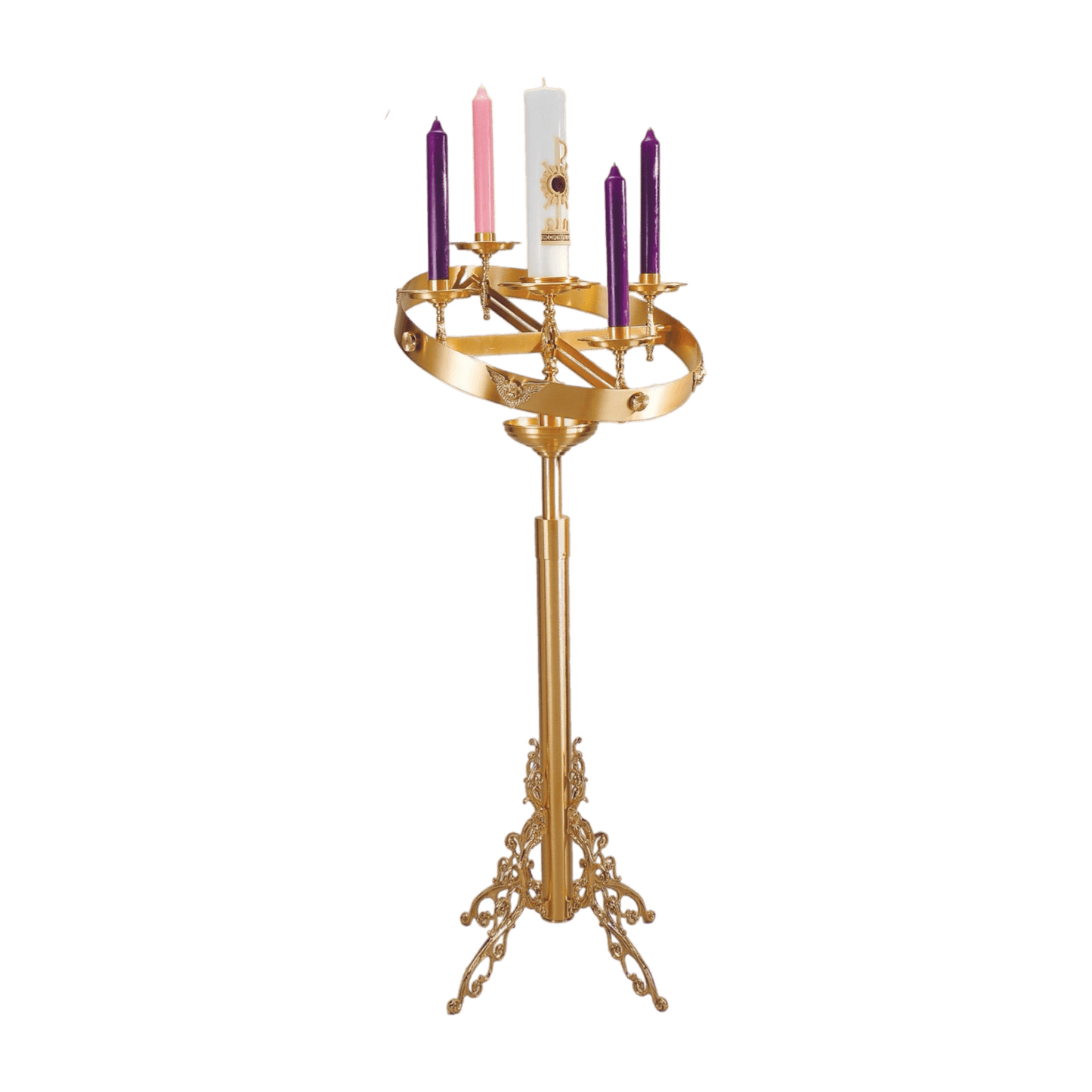 Adjustable Advent Wreath | 51AD42 - Ste. Emilion Church Goods