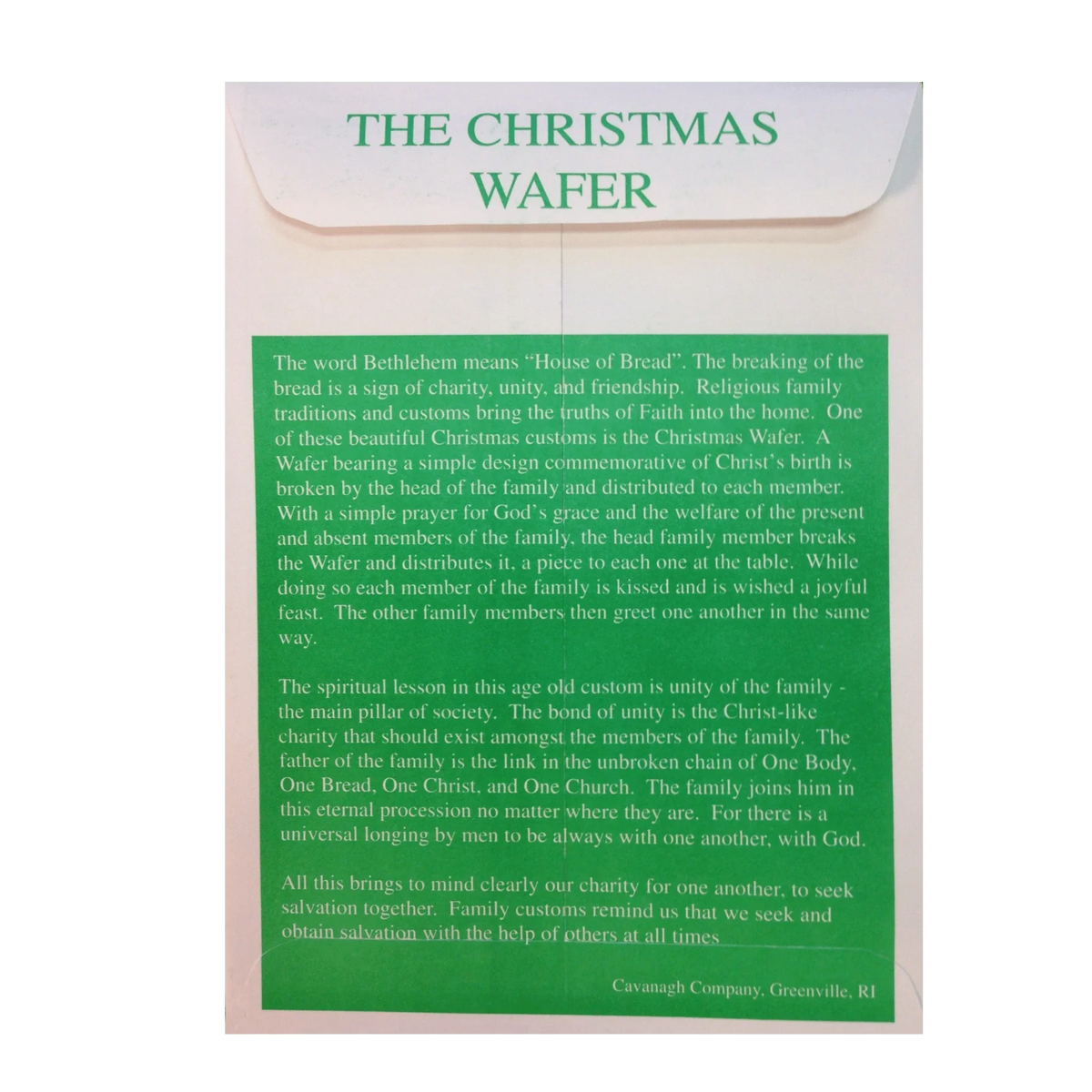 Altar Bread | Christmas Wafers