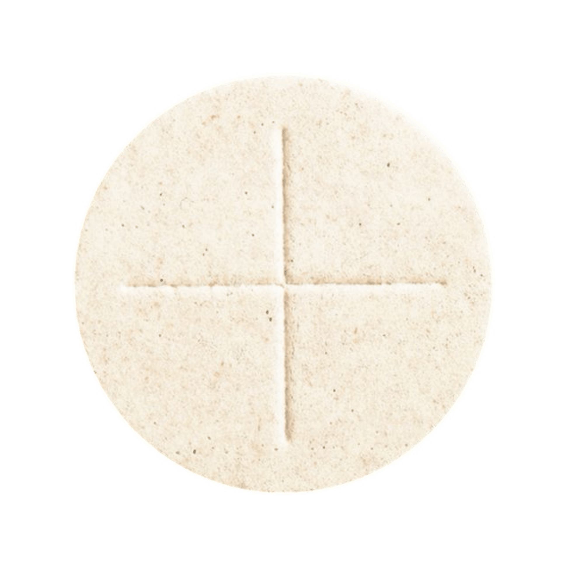 Altar Bread | Large Host | White | 2 - 3/4” (70mm) - Ste. Emilion Church Goods