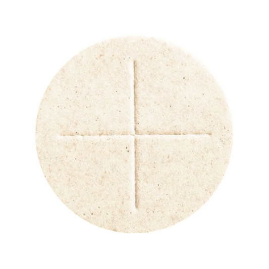 Altar Bread | Large Host | White | 2 - 3/4” (70mm) - Ste. Emilion Church Goods