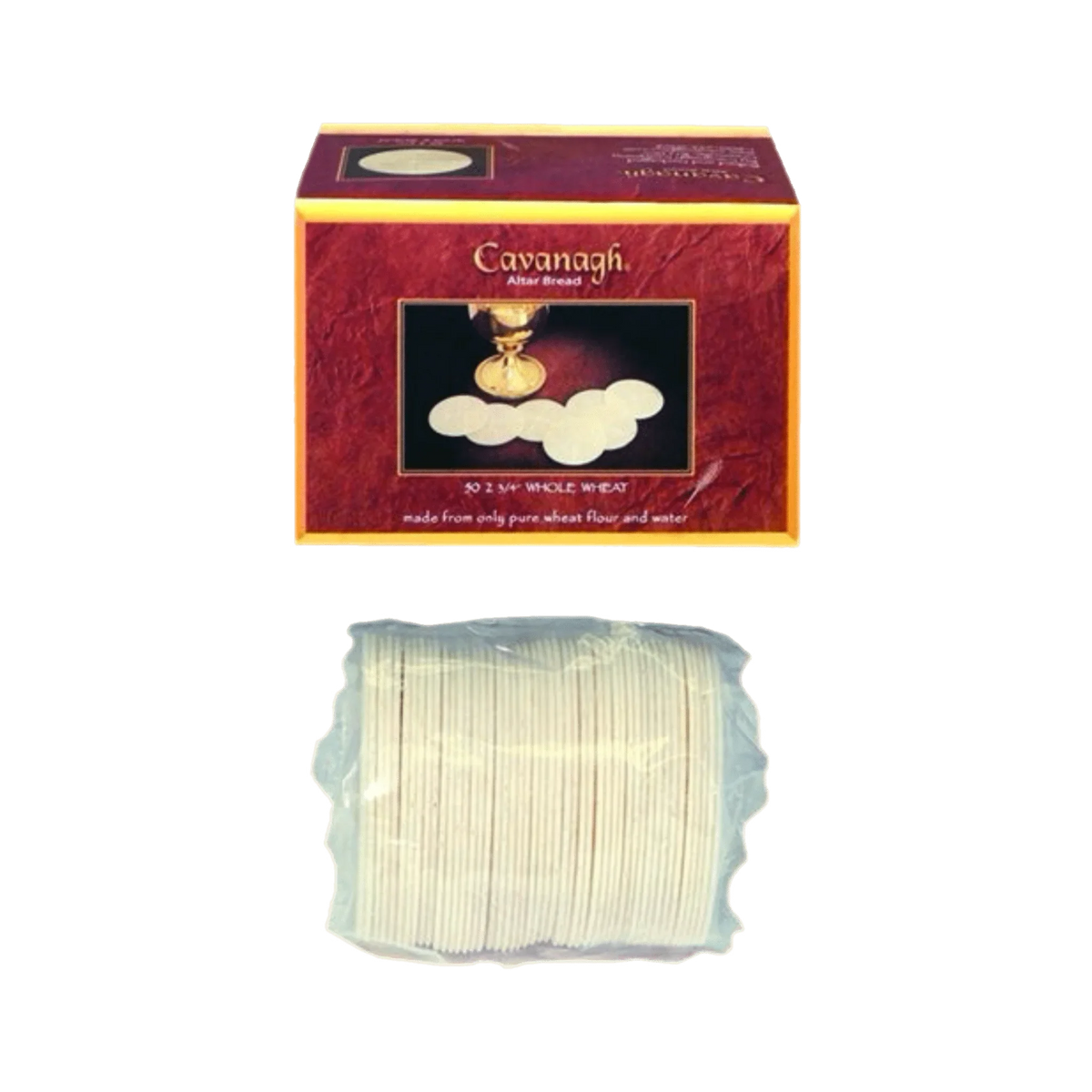 Altar Bread | Large Host | Whole Wheat | 2-3/4” (70mm)