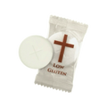 Cavanagh 1-3/8 inch low-gluten altar bread hosts approved for Catholic Mass