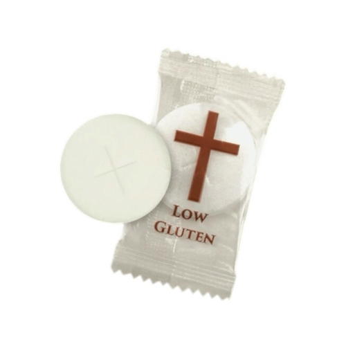 Cavanagh 1-3/8 inch low-gluten altar bread hosts approved for Catholic Mass