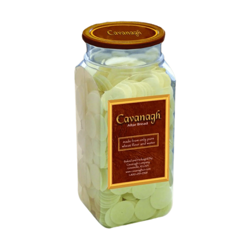 Cavanagh 1-3/8 inch white altar bread in rolls in boxes