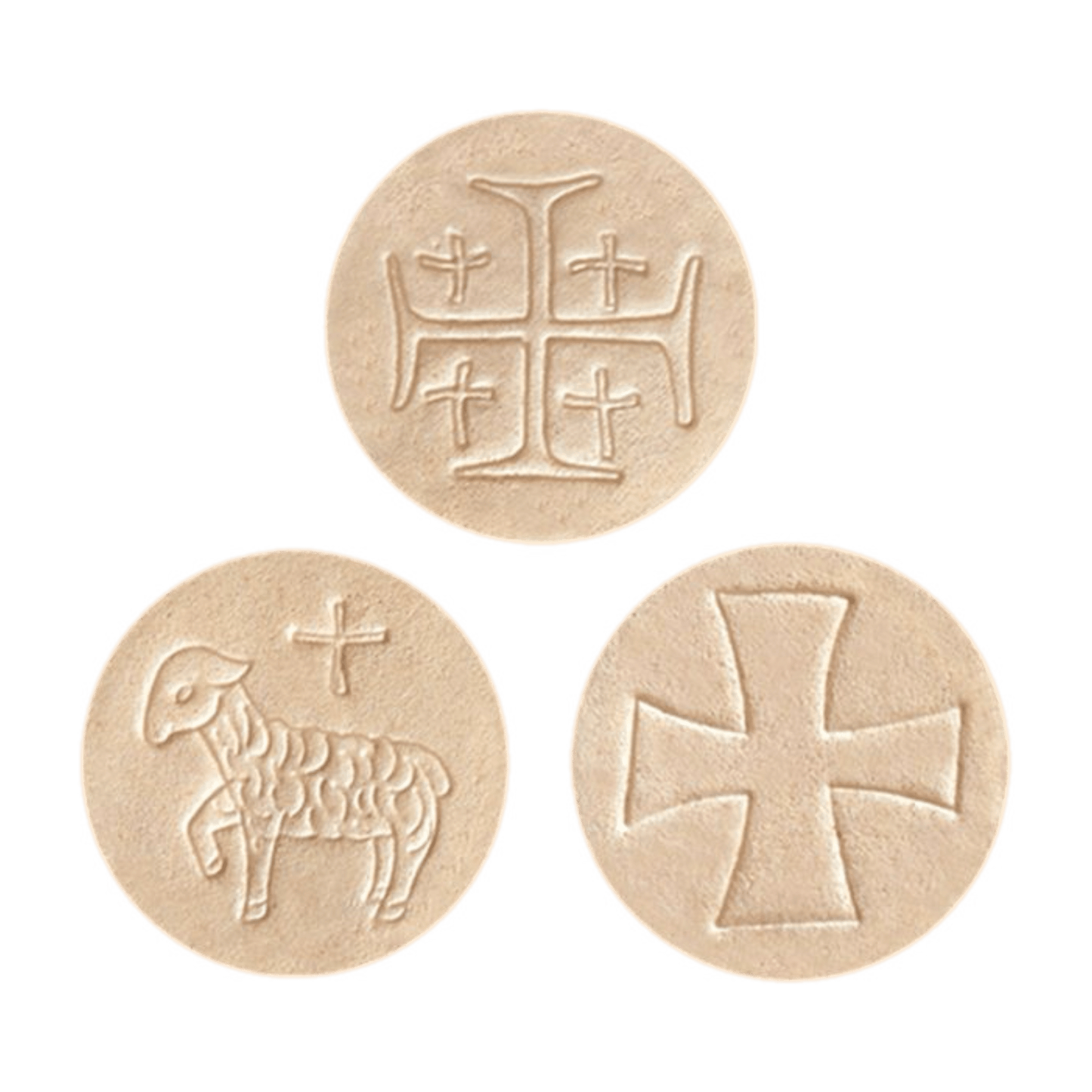 Altar Bread | Whole Wheat Host | Special | 1 - 1/2" (38mm) - Ste. Emilion Church Goods