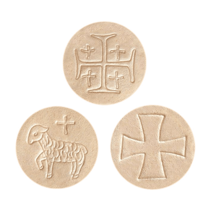 Altar Bread | Whole Wheat Host | Special | 1 - 1/2" (38mm) - Ste. Emilion Church Goods