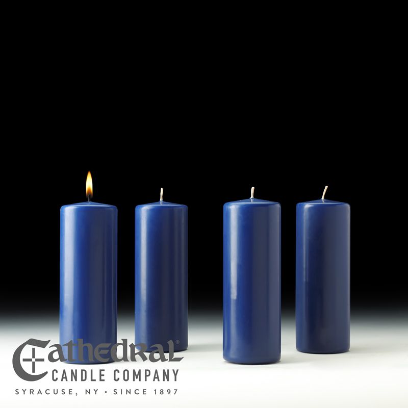 Stearine Pillar Advent Candles