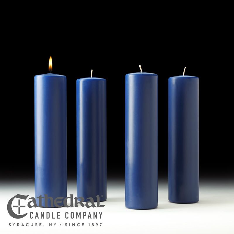 Stearine Pillar Advent Candles