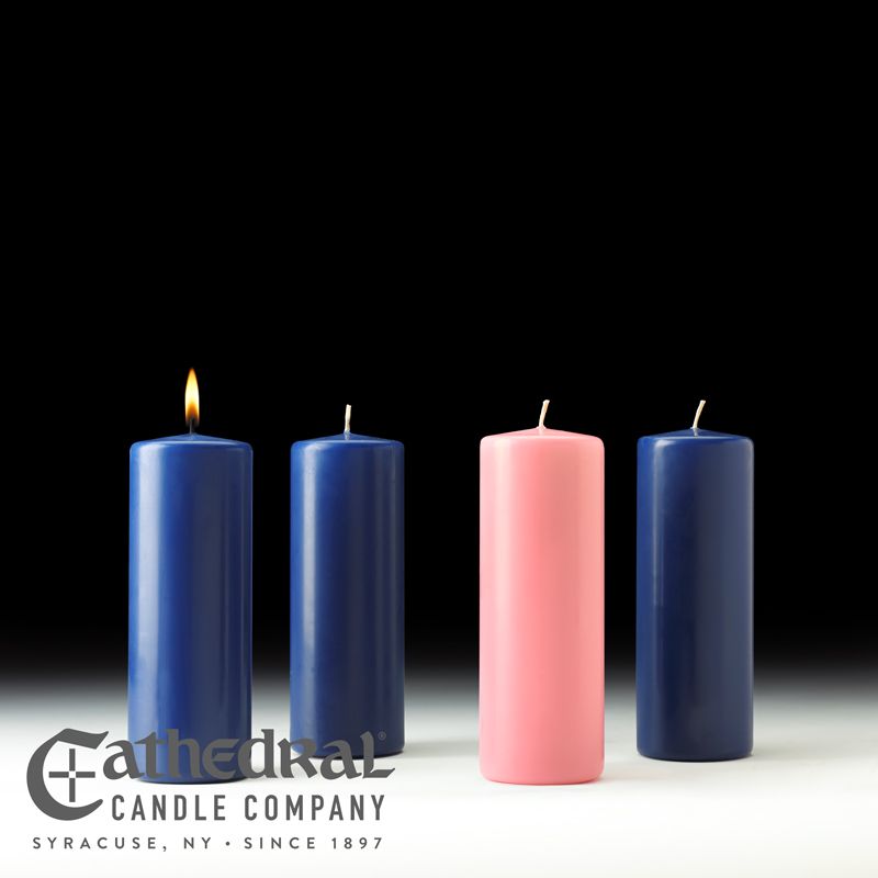 Stearine Pillar Advent Candles