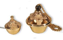 Regal 99CEN49 high polish bronze censer and incense boat set