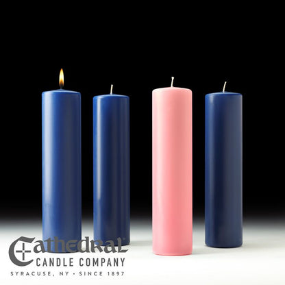 Stearine Pillar Advent Candles