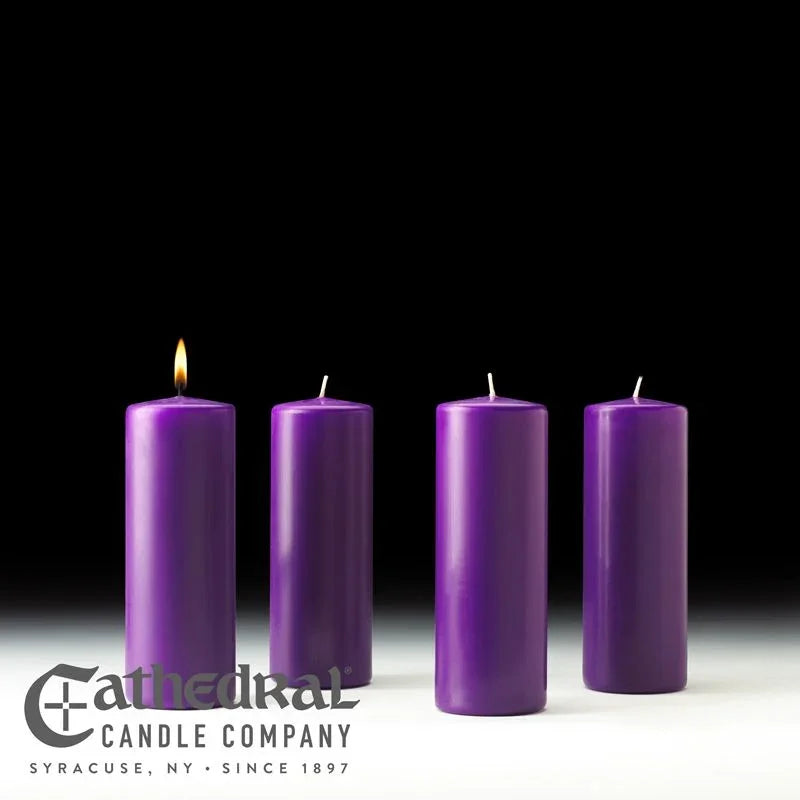 Stearine Pillar Advent Candles
