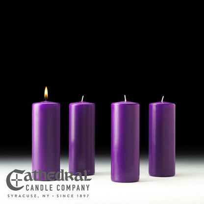 Stearine Pillar Advent Candles