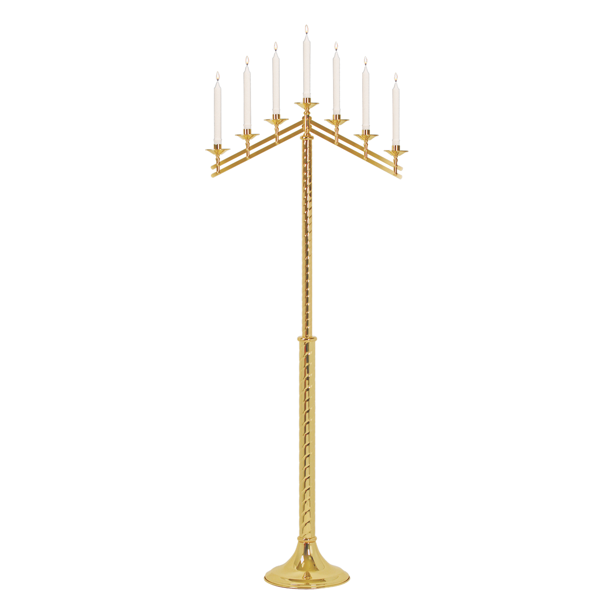 Koley's K1136 floor candelabra with adjustable arms