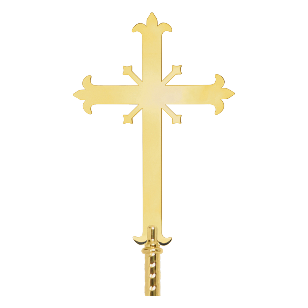 Koley's K1137 fleur-de-lis processional cross – alternate view 2 of 2