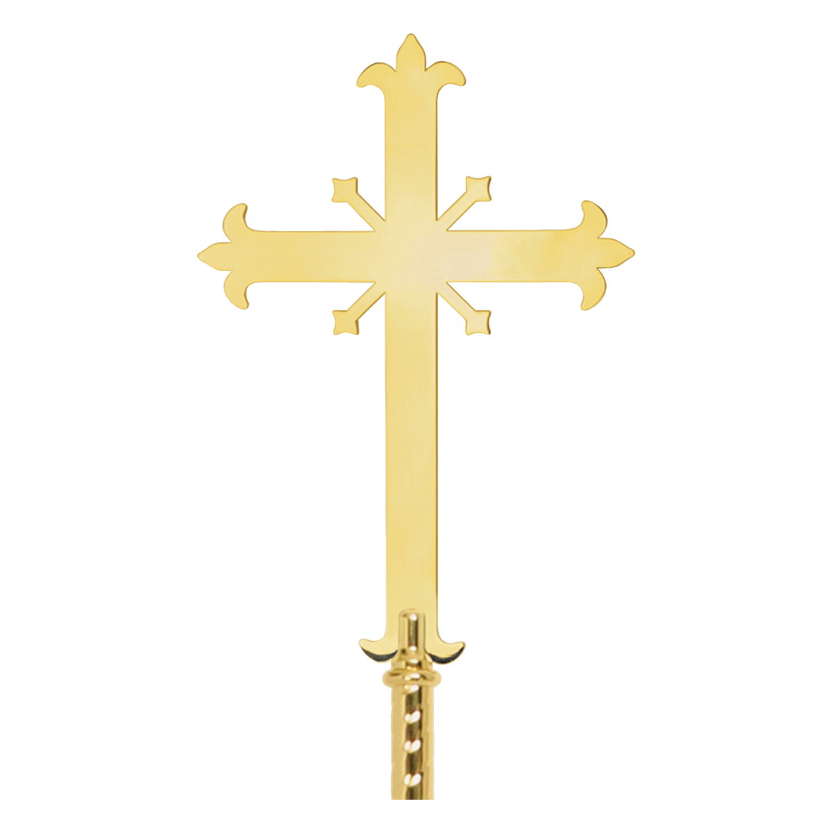 Koley's K1137 fleur-de-lis processional cross – alternate view 2 of 2
