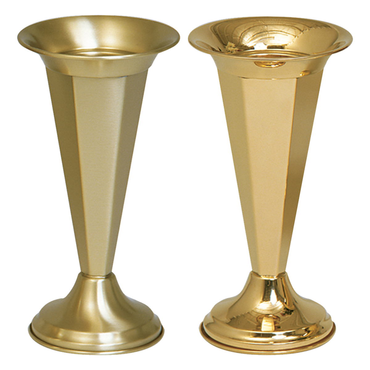 Koley's K120 polished brass vase