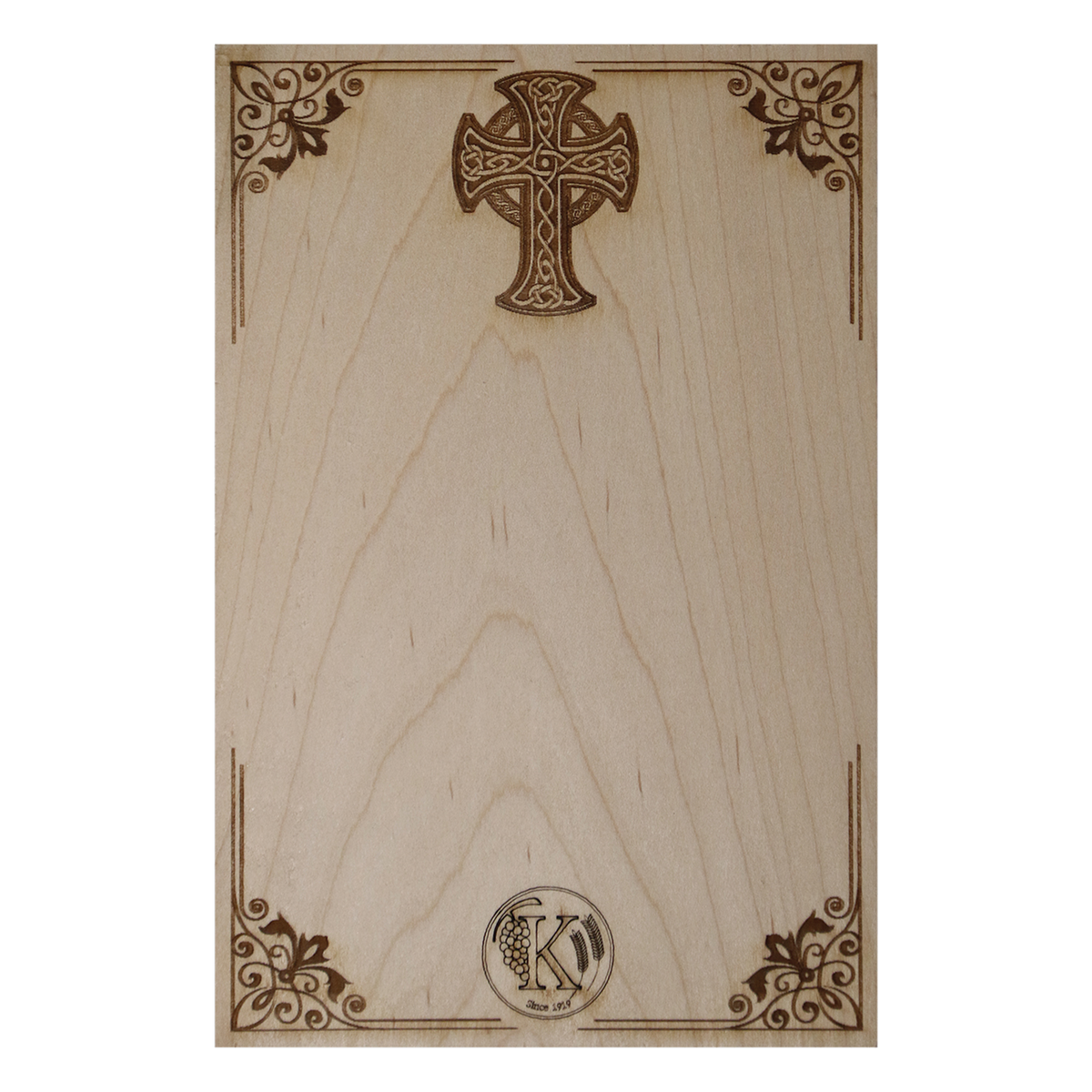 Koley's K1307 maple wood host cutting board