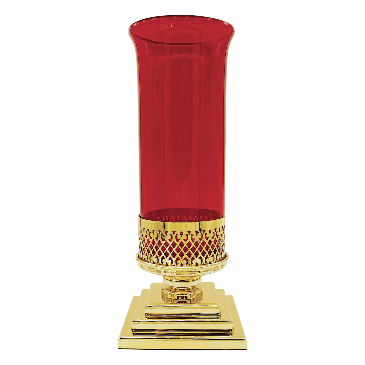 Koley's K1353 sanctuary lamp with 3-step base