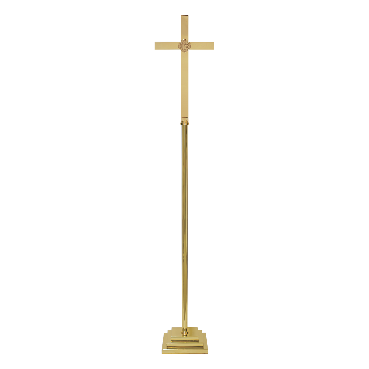 Koley's K1357 processional cross with 3-step base