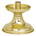 Koley's K147 solid brass candlestick in two-tone finish