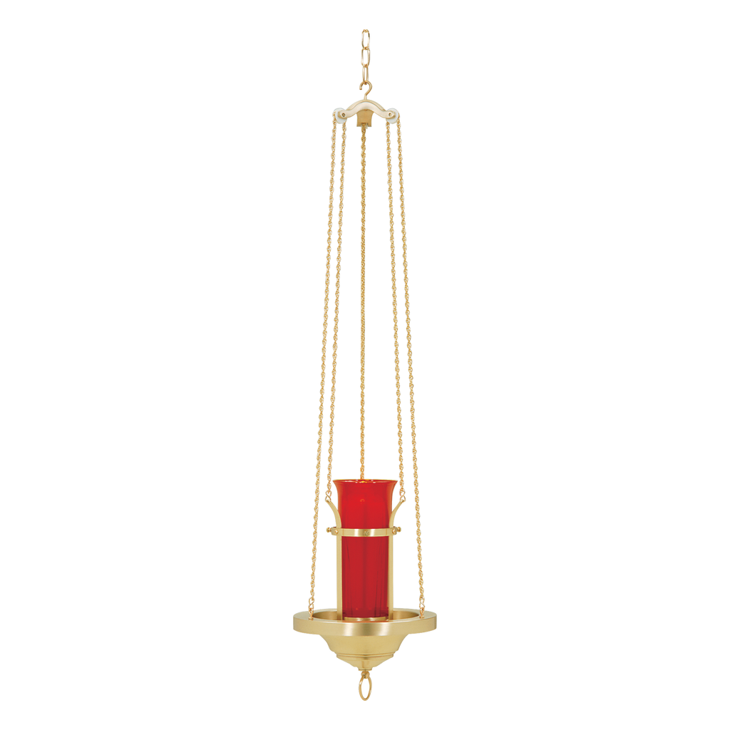 Koley's K153 polished brass sanctuary lamp