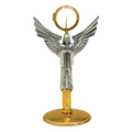 Koley's K154 gold plated monstrance with silver angel