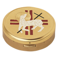 Koley's K160 hospital pyx with enameled lamb and cross
