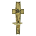 Koley's K168 two-tone brass dedication candle bracket