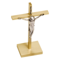 Koley's K17 satin brass crucifix